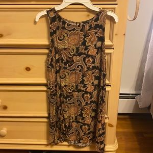 Paisley tank dress